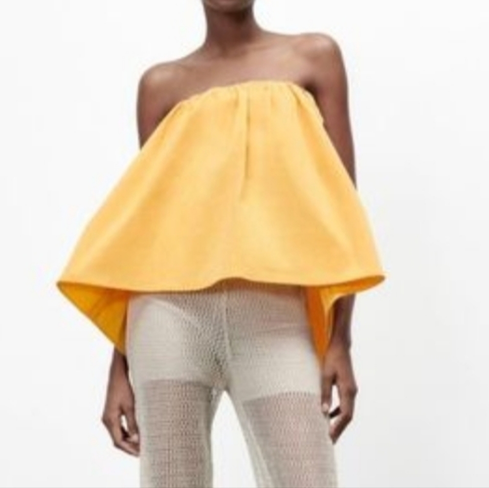 Zara balloon top- Size S